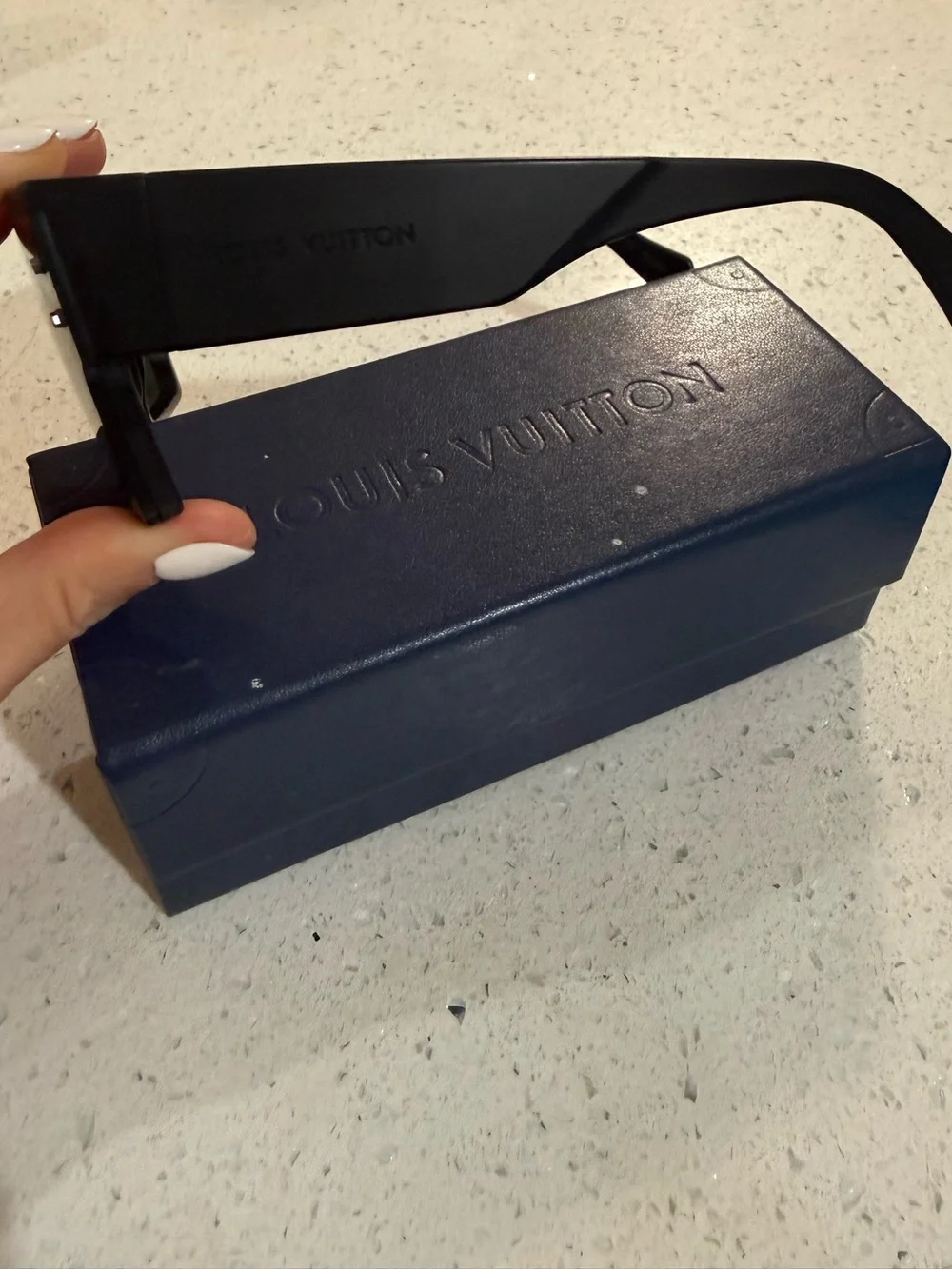 Louis Vuitton Black Monogram Shield Sunglasses